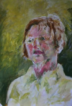 Bettina Behrend, Selbstportrait, 2016