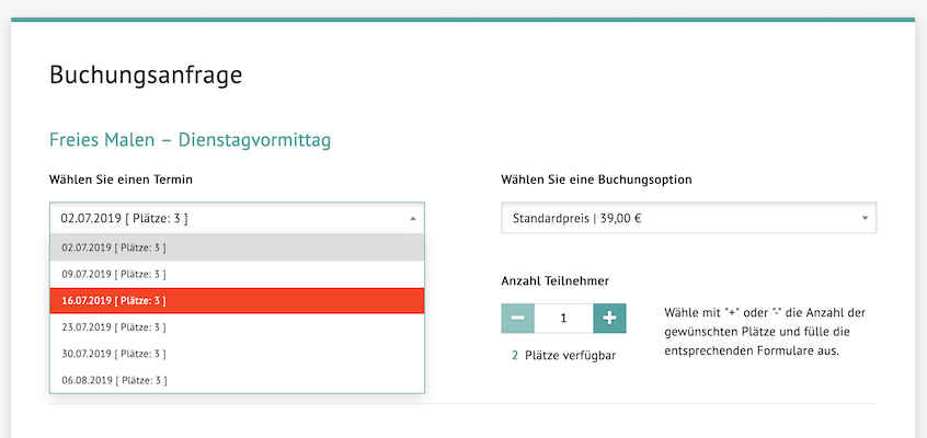 Buchungsanfrage_Freies Malen Buchungsanfrage_Freies Malen