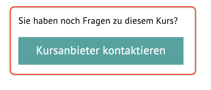 Bildschirmfoto KA kontaktieren