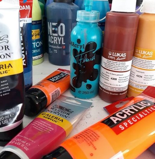 Ute Zander: Qualitäten und Eigenschaften von Acrylfarben